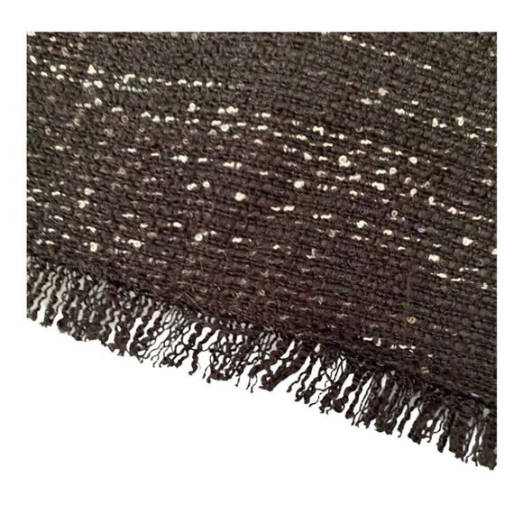 Ann Taylor loft women’s black and white woven shorts side zip S/4 - Picture 5 of 6